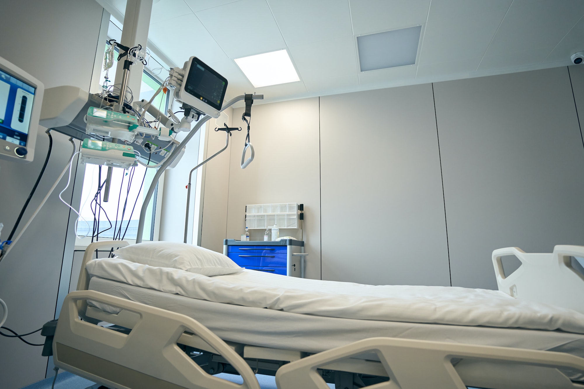Room for patient treatment and recovery in hospital