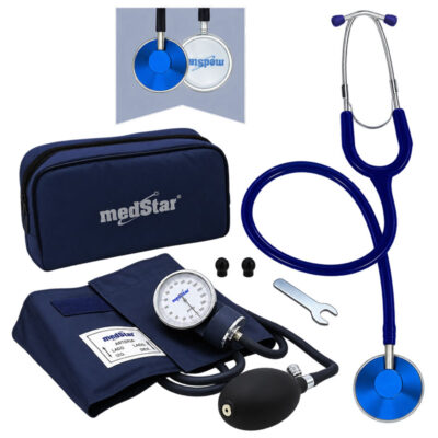 Kit Baumanómetro Aneroide con Estetoscopio MedStar HS-50A