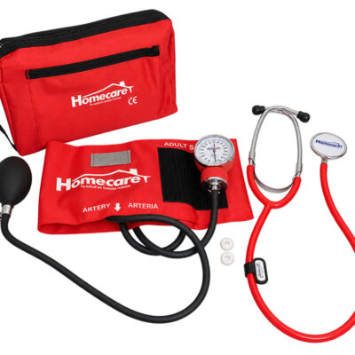 Kit Baumanómetro Aneroide con Estetoscopio Dúplex Homecare 2600